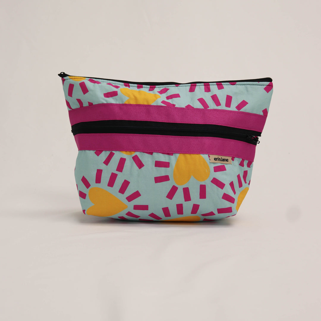 Hidden Heights Expanding Project Bag in Beach Read