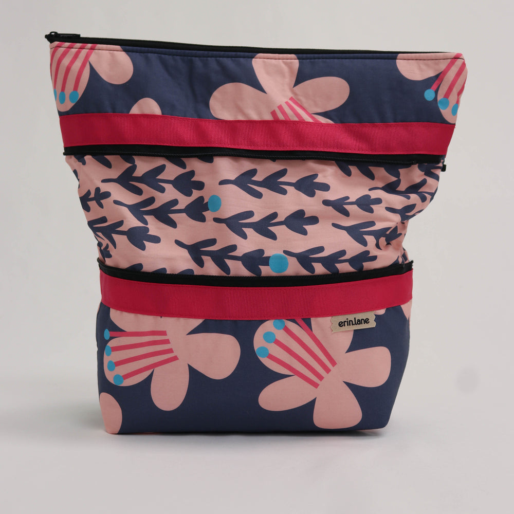 Hidden Heights Expanding Project Bag in Yacht Club