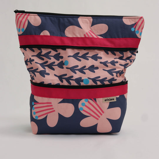 Hidden Heights Expanding Project Bag in Yacht Club