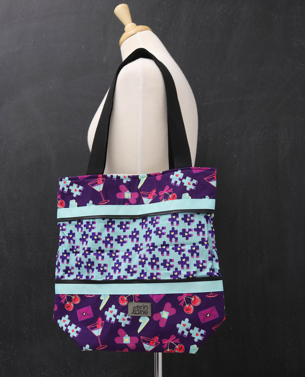Hidden Potential Expanding Tote Bag in Bittersweet Daydream