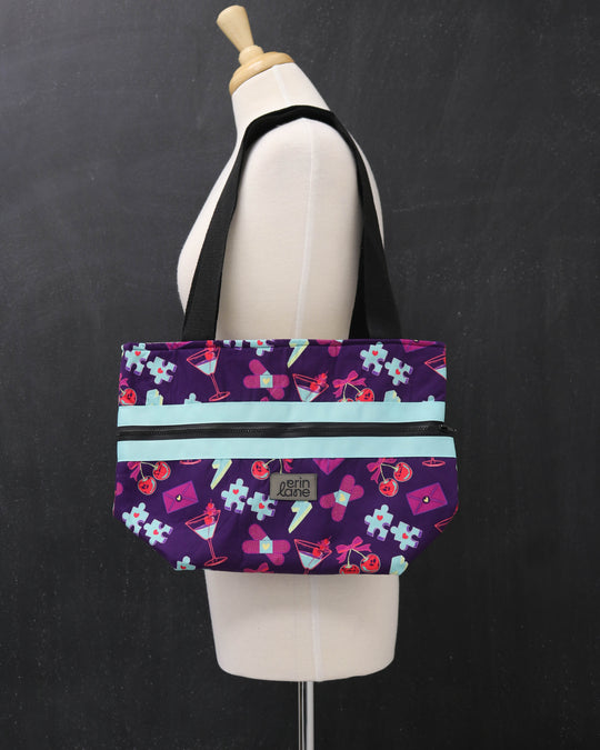 Hidden Potential Expanding Tote Bag in Bittersweet Daydream