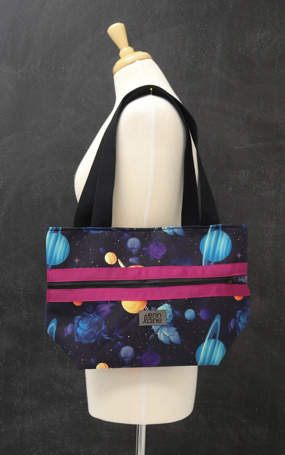 Hidden Potential Expanding Tote Bag in Botancial Orbit