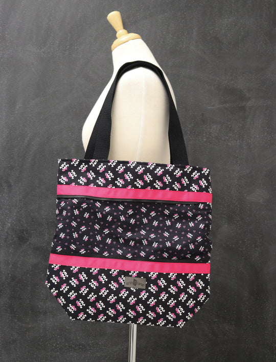Hidden Potential Expanding Tote Bag in Bow to the Bone