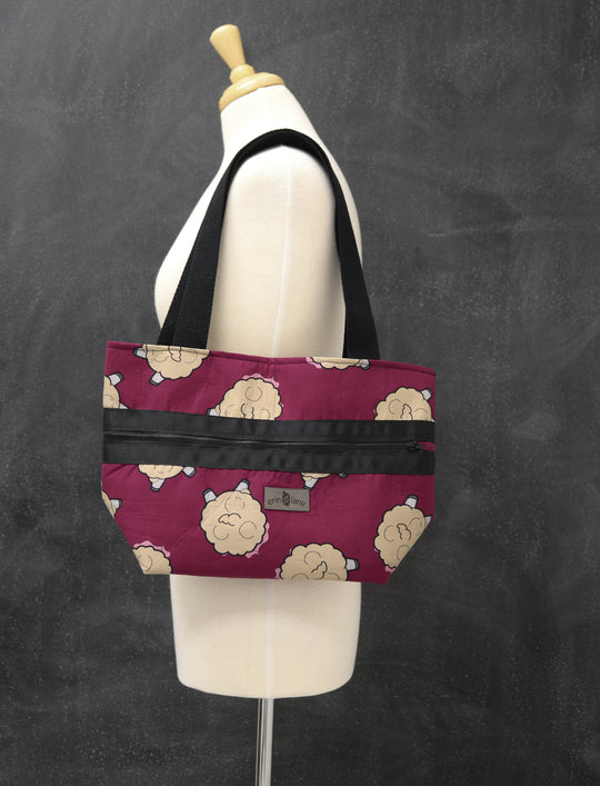 Hidden Potential Expanding Tote Bag in Alpaca Butts