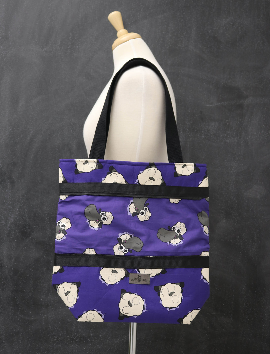 Hidden Potential Expanding Tote Bag in Sheeple Butts