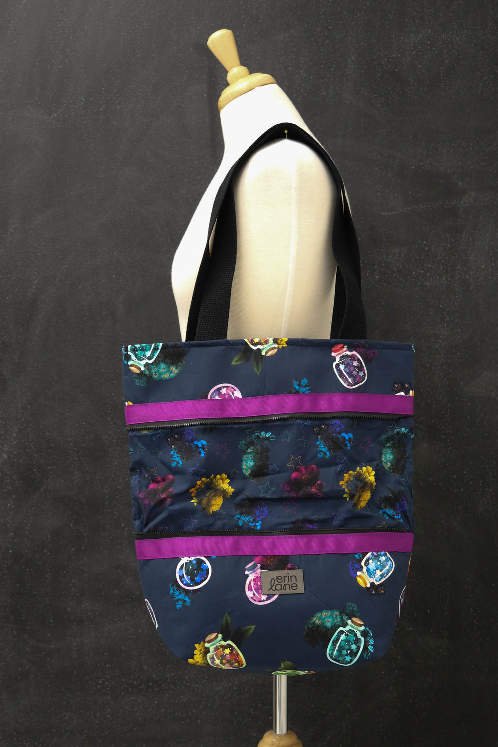 Hidden Potential Expanding Tote Bag in Catch a Falling Star