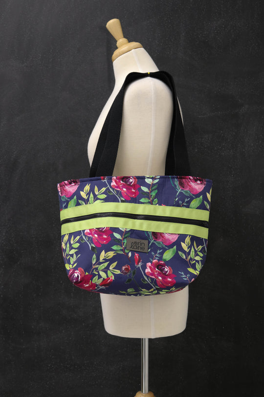 Hidden Potential Expanding Tote Bag in Garnet Terrace