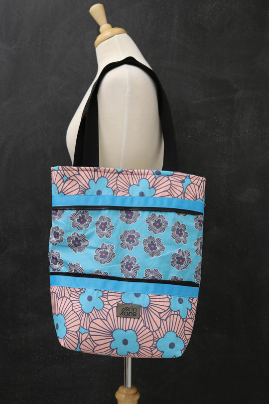 Hidden Potential Expanding Tote Bag in High Dive