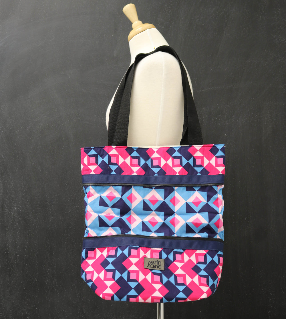 Hidden Potential Expanding Tote Bag in Pretty in Prisms