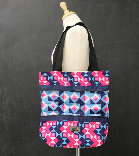Hidden Potential Expanding Tote Bag in Pretty in Prisms