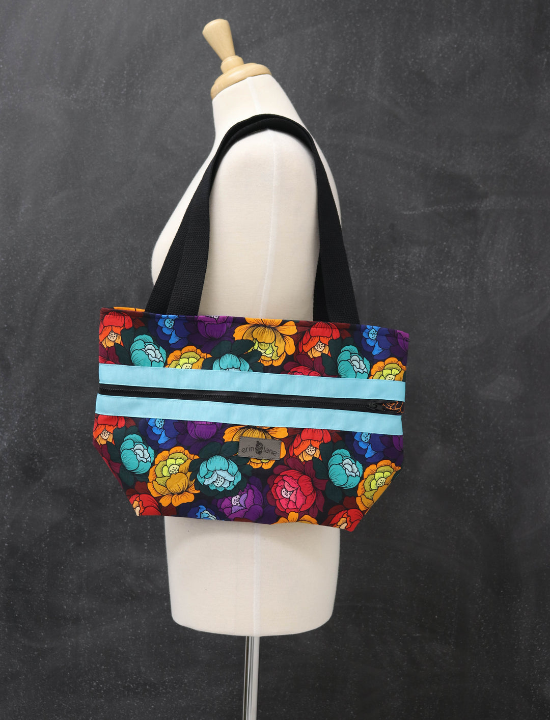 Hidden Potential Expanding Tote Bag in Prismatic Petals