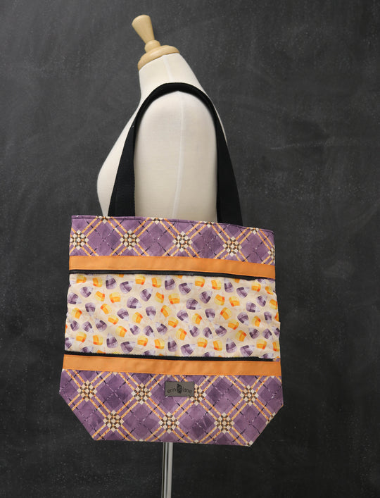 Hidden Potential Expanding Tote Bag in Quoth the Raven