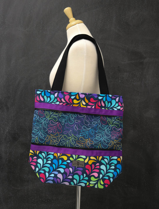 Hidden Potential Expanding Tote Bag in A Splash or Color