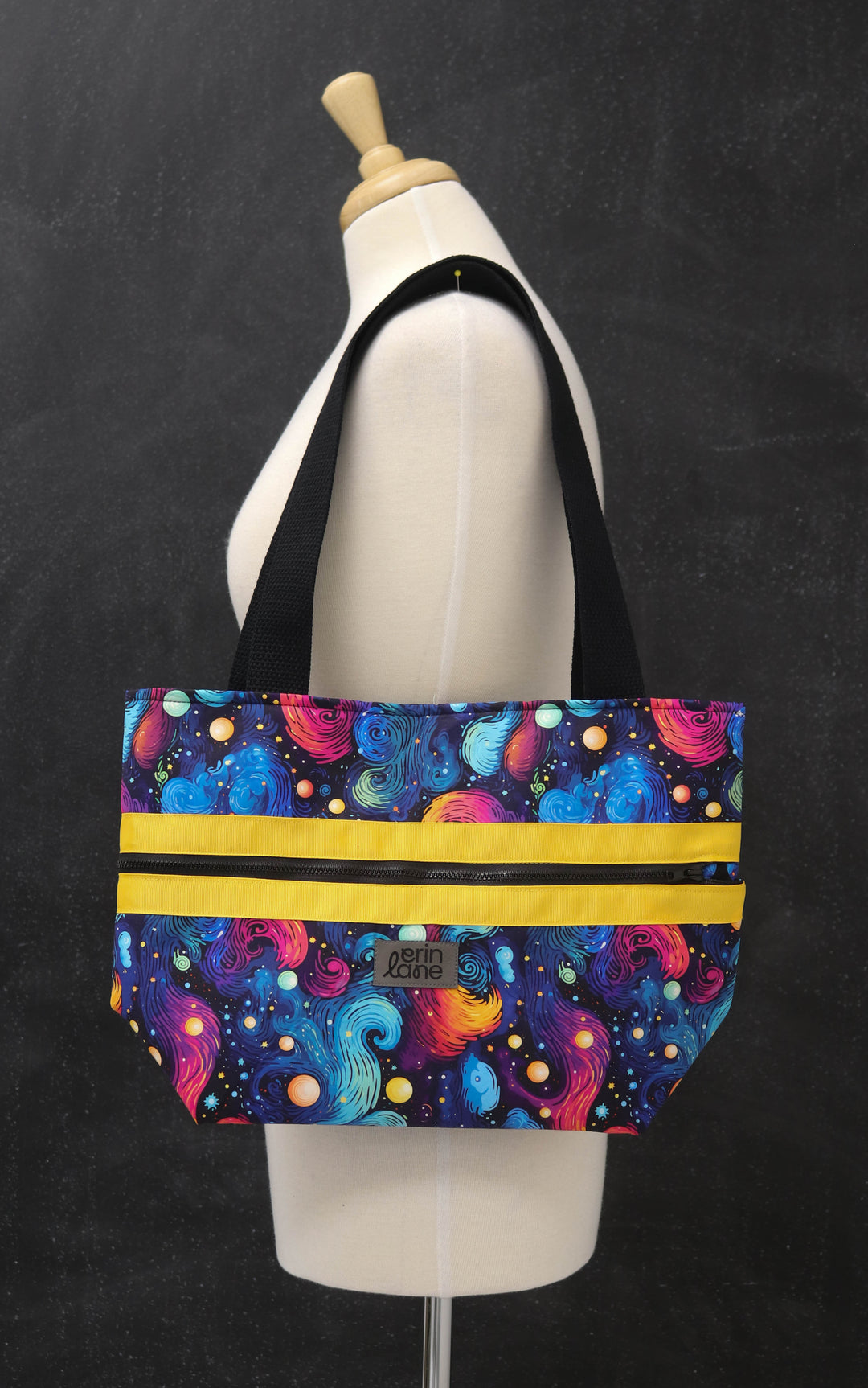 Hidden Potential Expanding Tote Bag in Technicolor Twilight