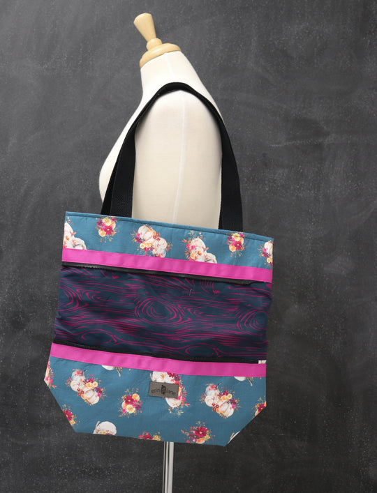 Hidden Potential Expanding Tote Bag in On The Vine