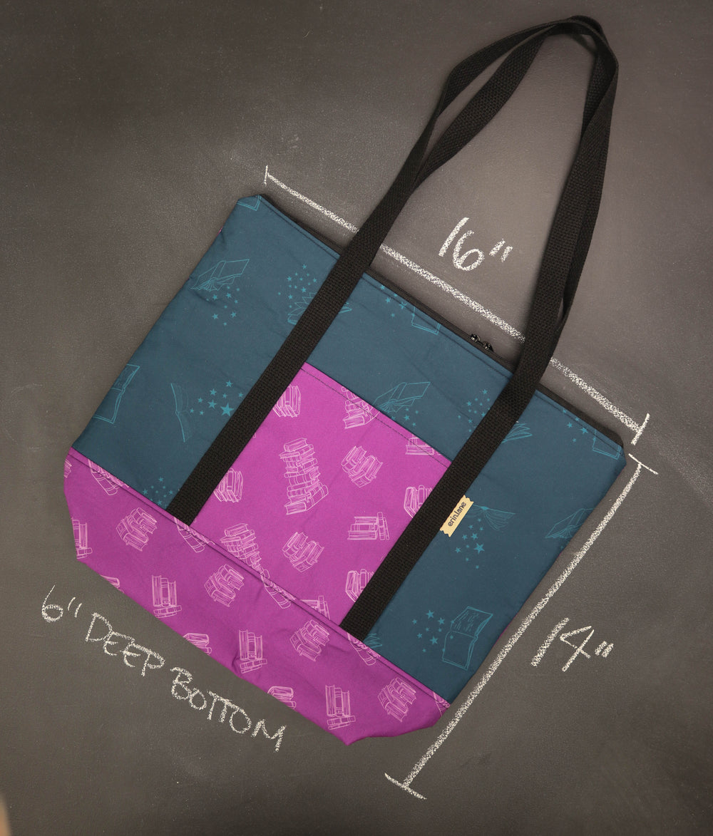 Reversible Hither Thither Tote Bag in Don't Ban Me