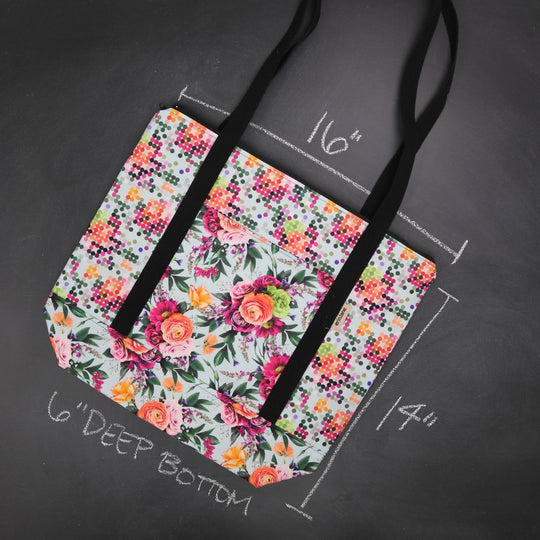 Reversible Hither Thither Tote Bag in What's Up Buttercup