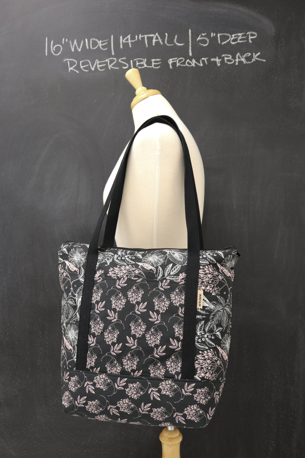 Reversible Hither Thither Tote Bag in Undying Devotion