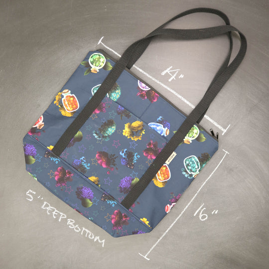 Reversible Hither Thither Tote Bag in Catch a Falling Star