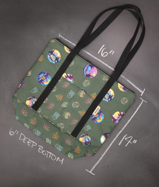 Reversible Hither Thither Tote Bag in Into the Wild