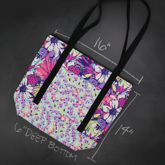 Reversible Hither Thither Tote Bag in Wildflower Jubilee