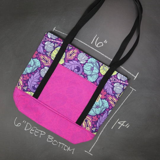 Reversible Hither Thither Tote Bag in Under Lock and Key