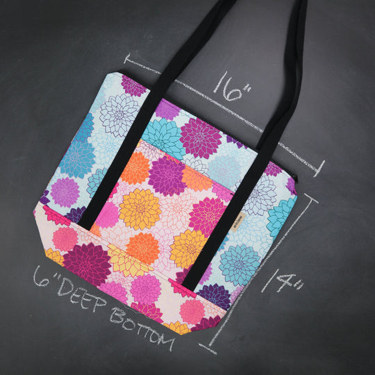 Reversible Hither Thither Tote Bag in Meet Me at Midnight