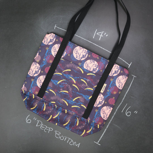 Reversible Hither Thither Tote Bag in Moon Shadow Rosé
