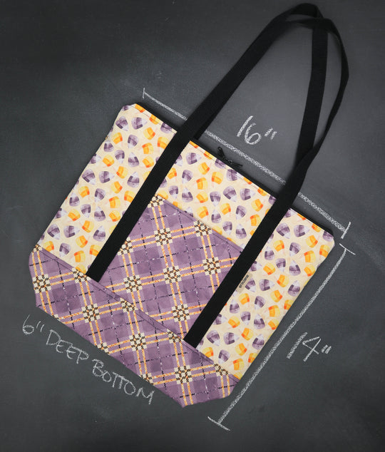 Reversible Hither Thither Tote Bag in Quoth the Raven