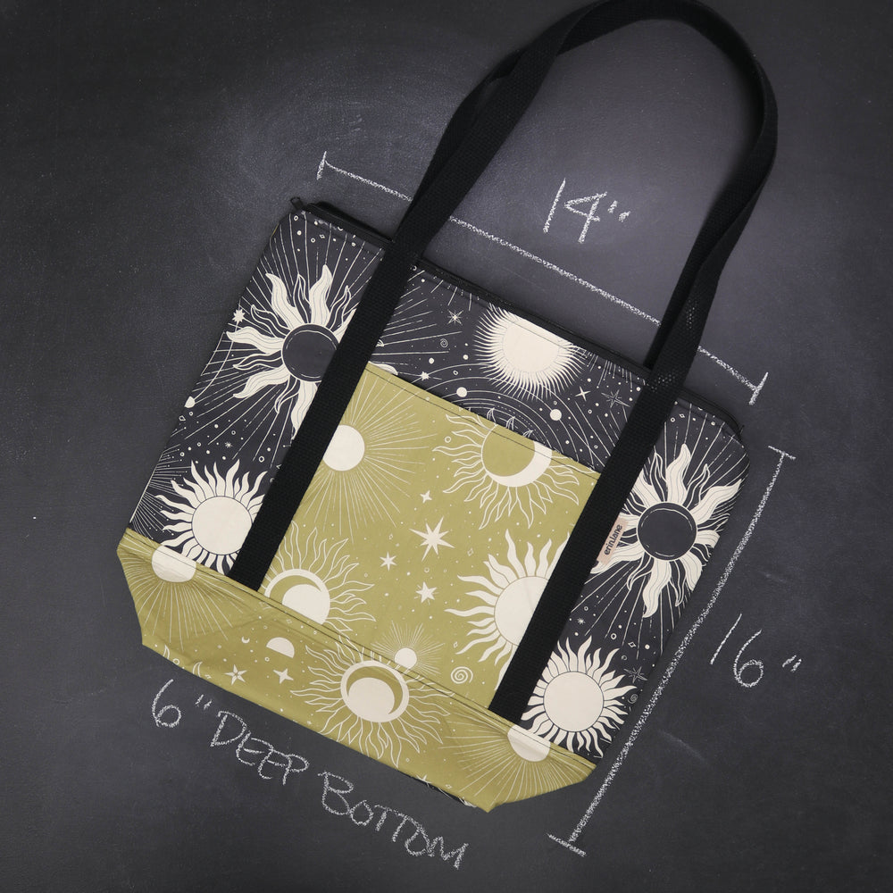 Reversible Hither Thither Tote Bag in Lunar Solstice