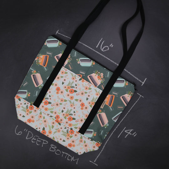 Reversible Hither Thither Tote Bag in Blossom Draft