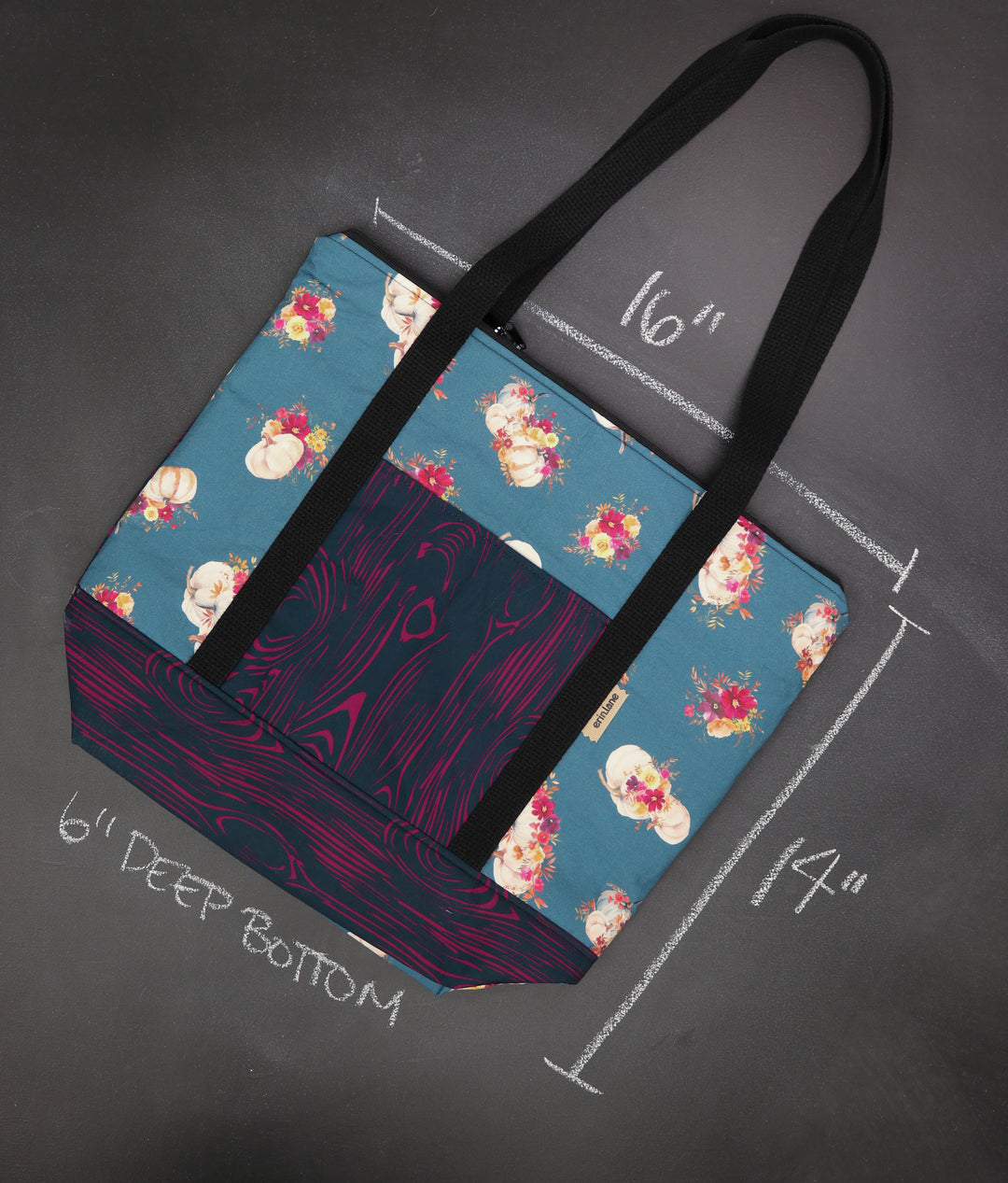 Reversible Hither Thither Tote Bag in On The Vine