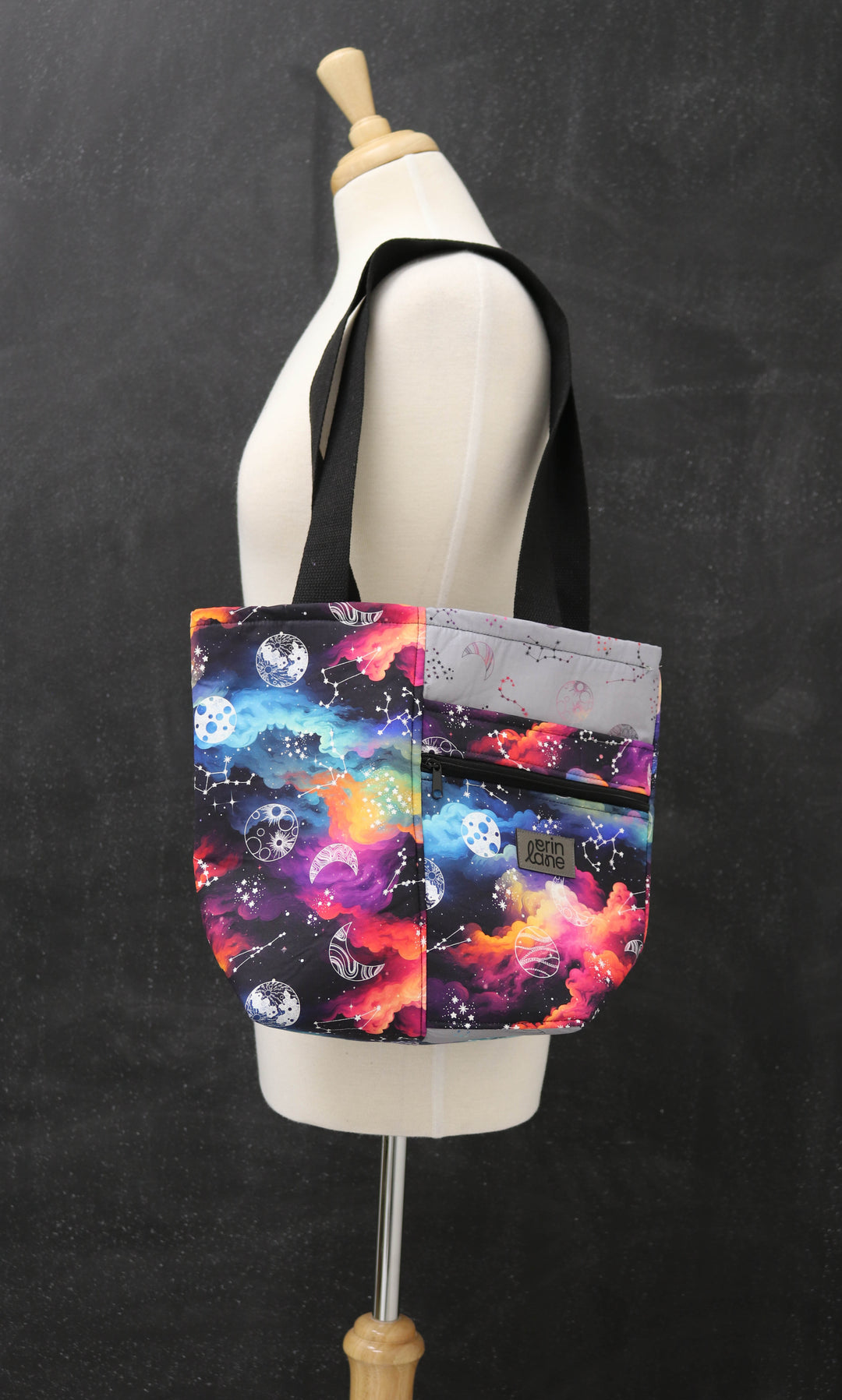 Side Kick Tote Bag in Once Upon a Galaxy