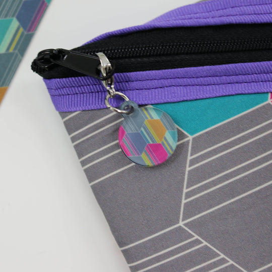 Dot Charm Bag and Bookmark Embellishment