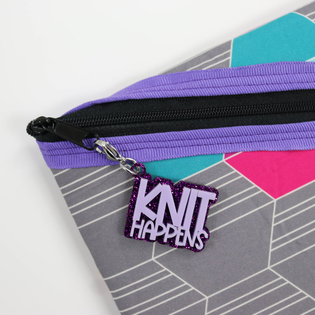 Stacked Acrylic Saying Charm