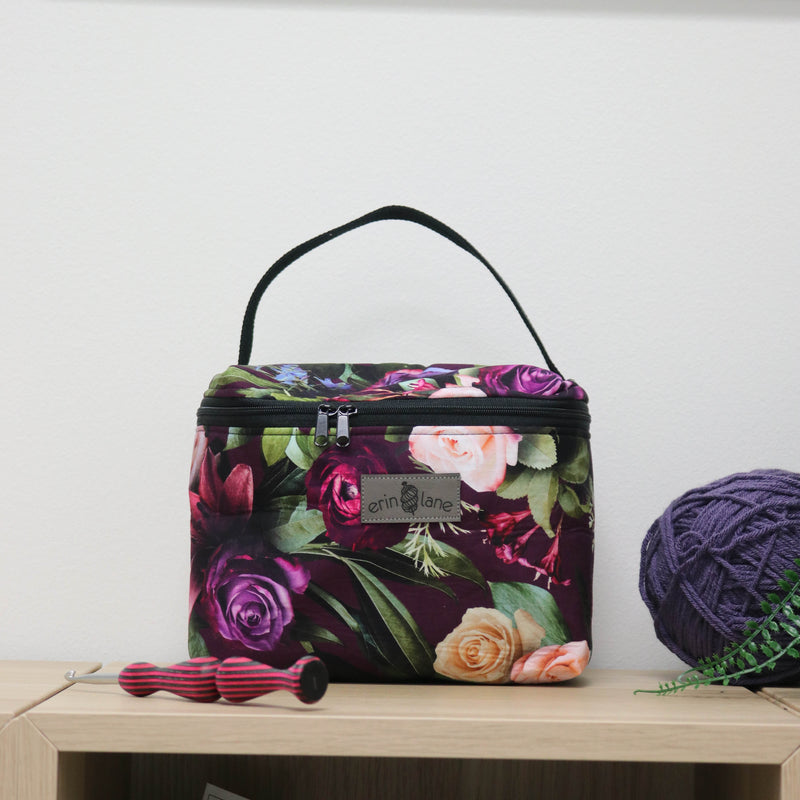 Zip Your Lid Train Case in Romance Floral