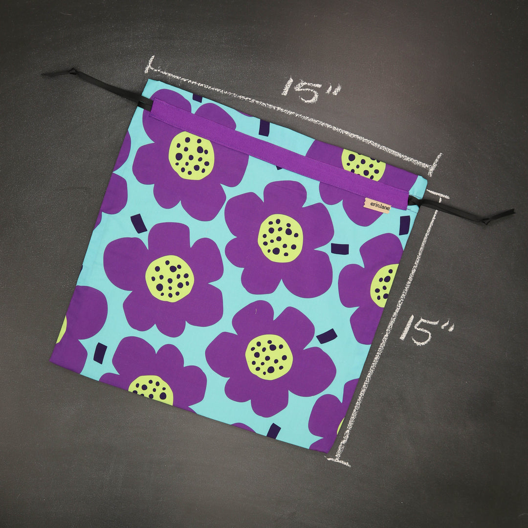 Large Drawstring Bag in Taking the Plunge