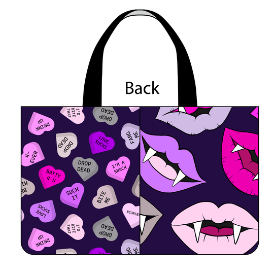 Side Kick Tote Bag in Love Bites