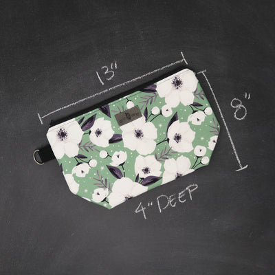 Medium Zip Top Project Bag in Fraser Floral