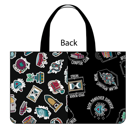 Side Kick Tote Bag in the Merits of Reading