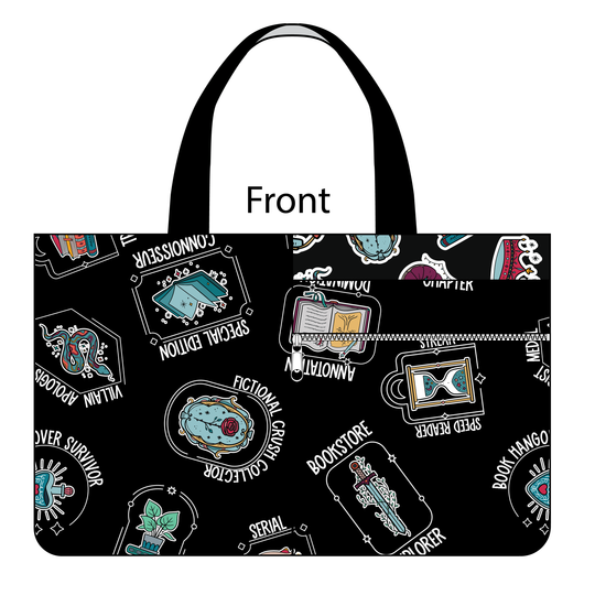 Side Kick Tote Bag in the Merits of Reading