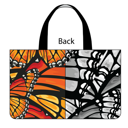 Side Kick Tote Bag in Flight of the Monarch