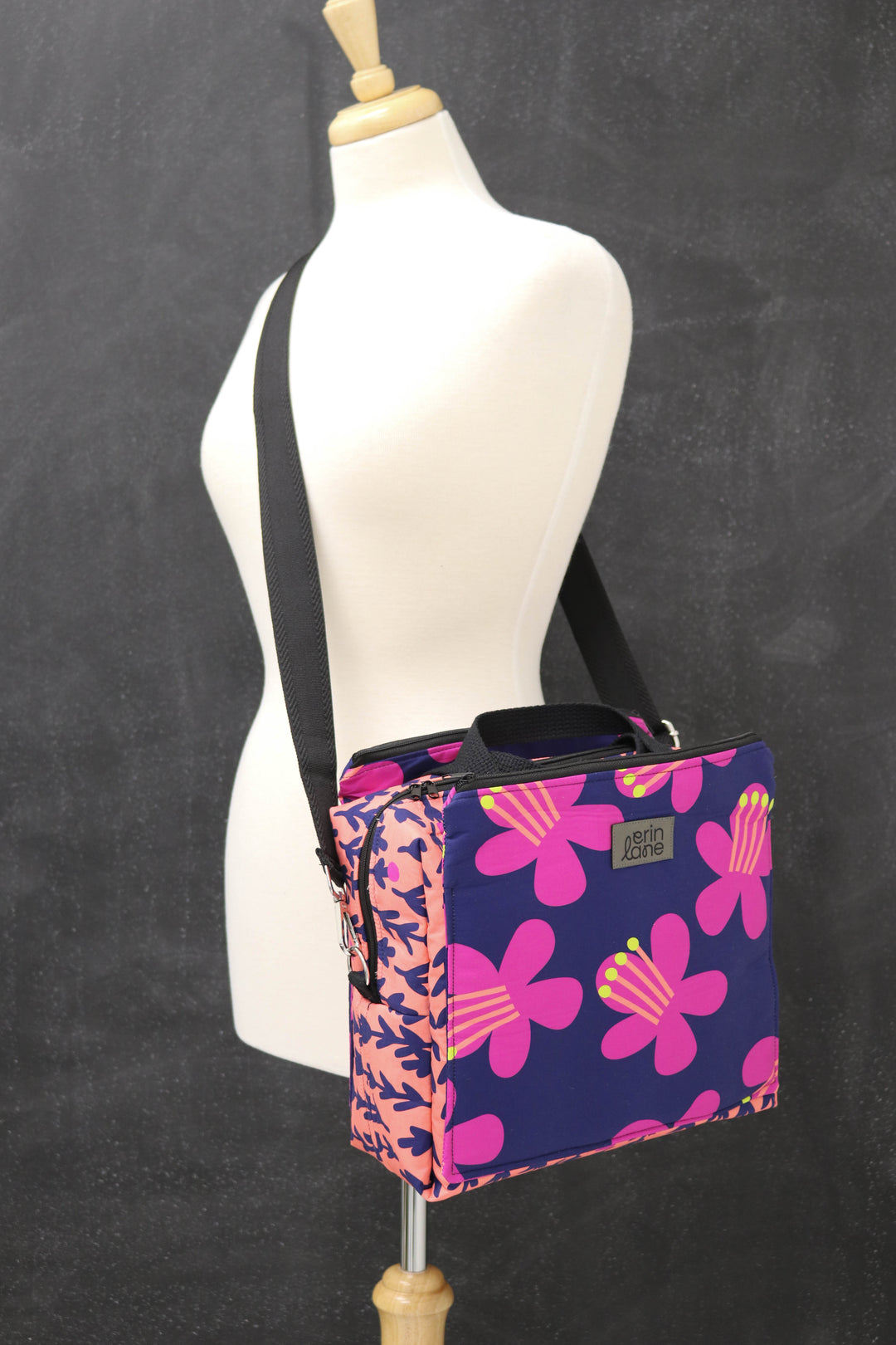 Never Enough Tote Bag in Midnight Swim