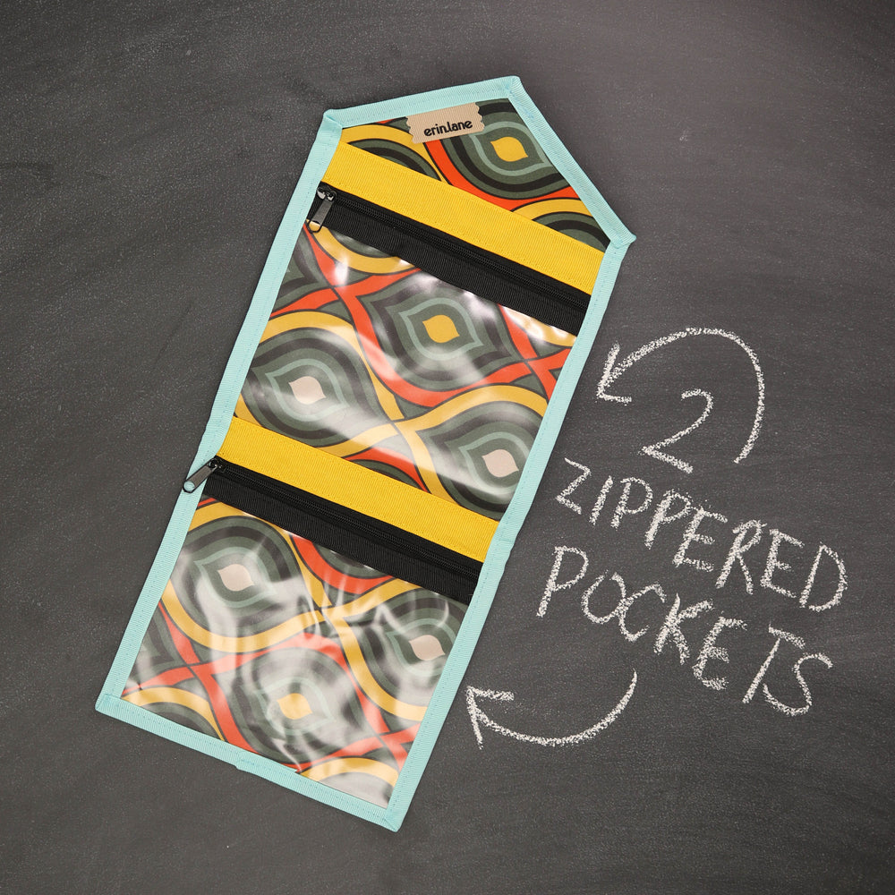 KnitPack Notions Organizer in Fire Flowers