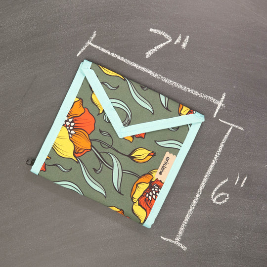 KnitPack Notions Organizer in Fire Flowers