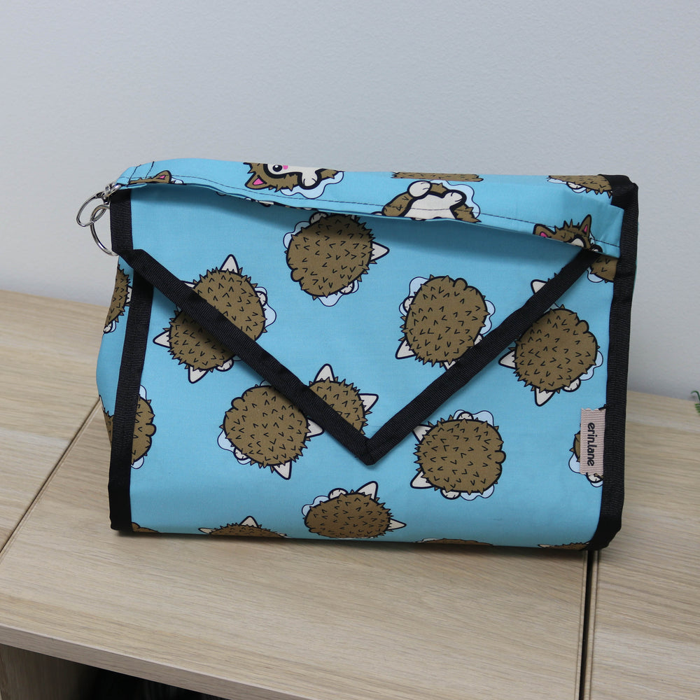 Carry Onward All in One Project Tote in Hedgehog Butts