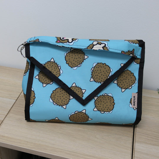 Carry Onward All in One Project Tote in Hedgehog Butts