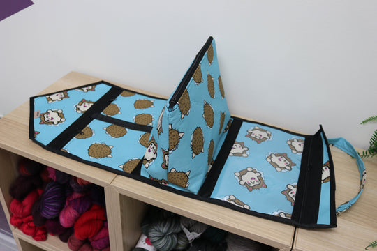 Carry Onward All in One Project Tote in Hedgehog Butts