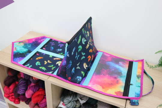 Carry Onward All in One Project Tote in Butterfly in the Sky