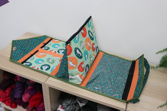 Carry Onward All in One Project Tote in Feline Fitness